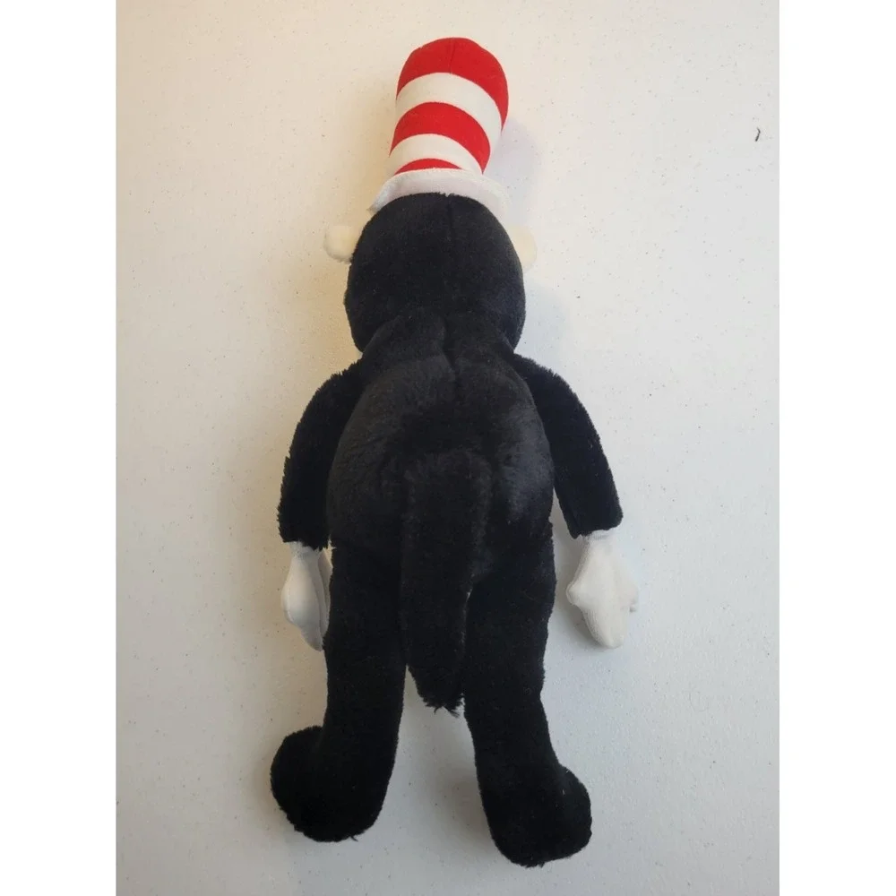 Dr. Seuss Cat in Hat Plush Stuffed Animal Toy Collectible Black White Red 18